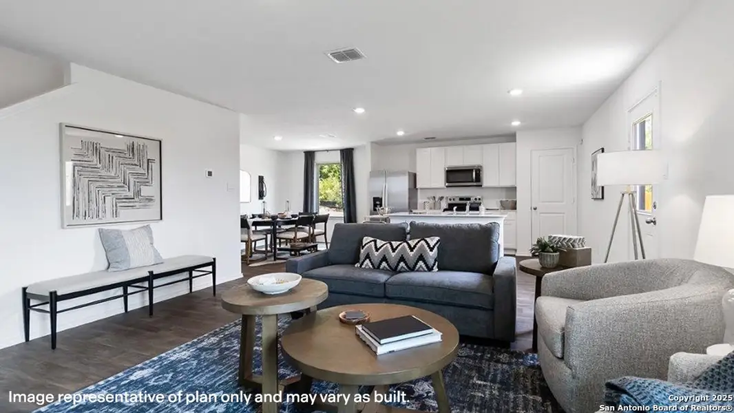 Furnished interior view inside a new home in Riverstone at Westpointe, San Antonio (Image 28).