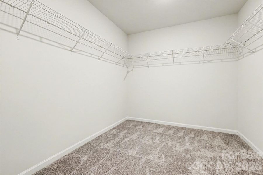 Second level- Primary walk-in closet