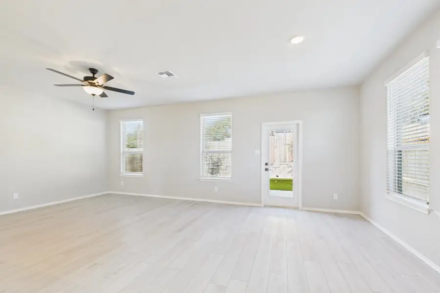 Representative unfurnished interior of a home built from the The Charlotte A by Davidson Homes LLC in Cedar Heights, San Antonio (Image 14). Representative unfurnished interior of a home built from the The Charlotte A by Davidson Homes LLC in Cedar Heights, San Antonio (Image 14).