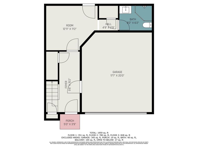 2D floor plan layout of this home in , Houston, TX (Image 5). 2D floor plan layout of this home in , Houston, TX (Image 5).