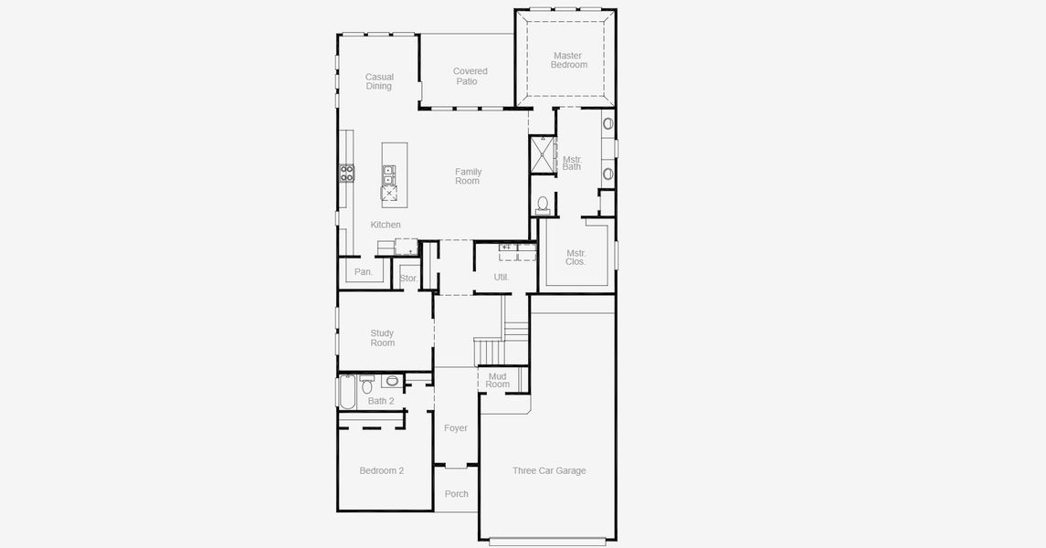 2D floor plan layout of this home in 6 Creeks, Kyle, TX (Image 24). 2D floor plan layout of this home in 6 Creeks, Kyle, TX (Image 24).