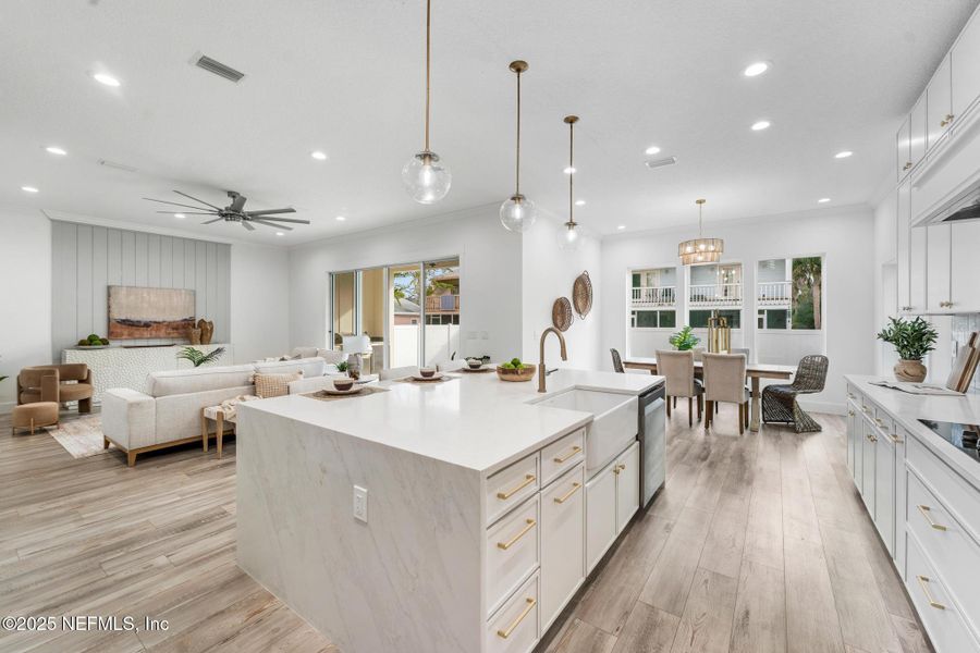 Furnished interior view inside a new home in , Jacksonville Beach (Image 38). Furnished interior view inside a new home in , Jacksonville Beach (Image 38).