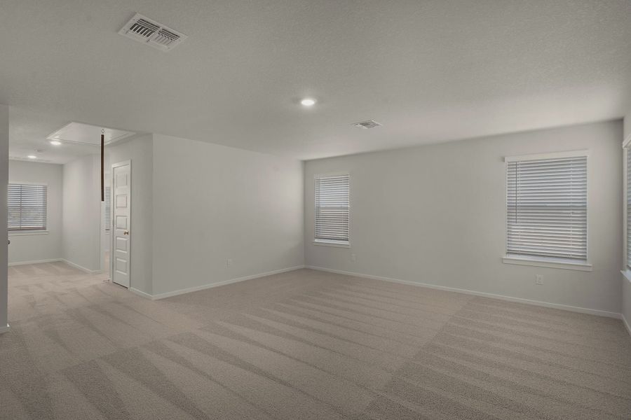 Representative unfurnished interior of a home built from the Fiona by Chesmar Homes in Briarwood, Elgin (Image 7). Representative unfurnished interior of a home built from the Fiona by Chesmar Homes in Briarwood, Elgin (Image 7).