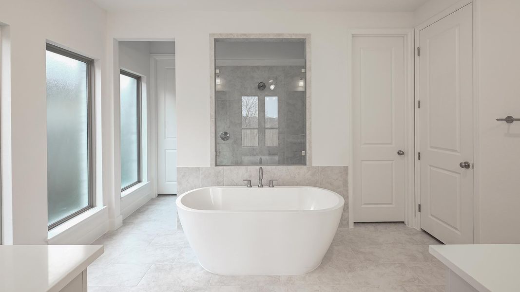 Furnished interior view inside a new home in Crosswinds, Kyle (Image 16).