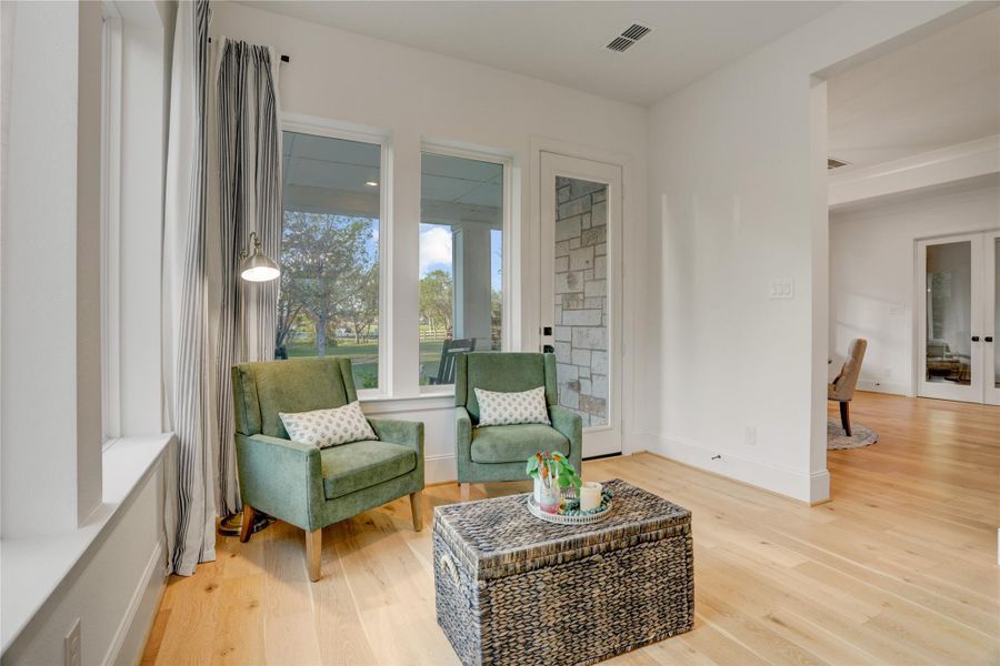 Furnished interior view inside a new home in , Richmond (Image 16).