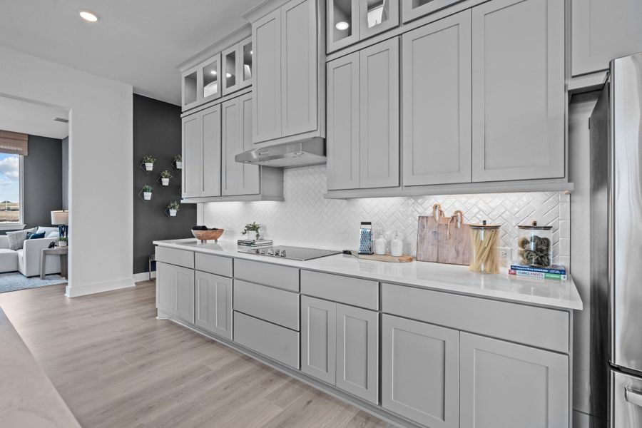 Furnished interior in a model home at Sienna Lakes in San Antonio (Image 16).