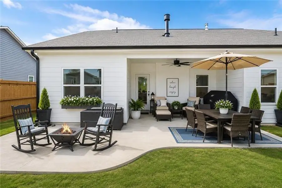Exterior details and patio area of a home in , Cartersville (Image 3).