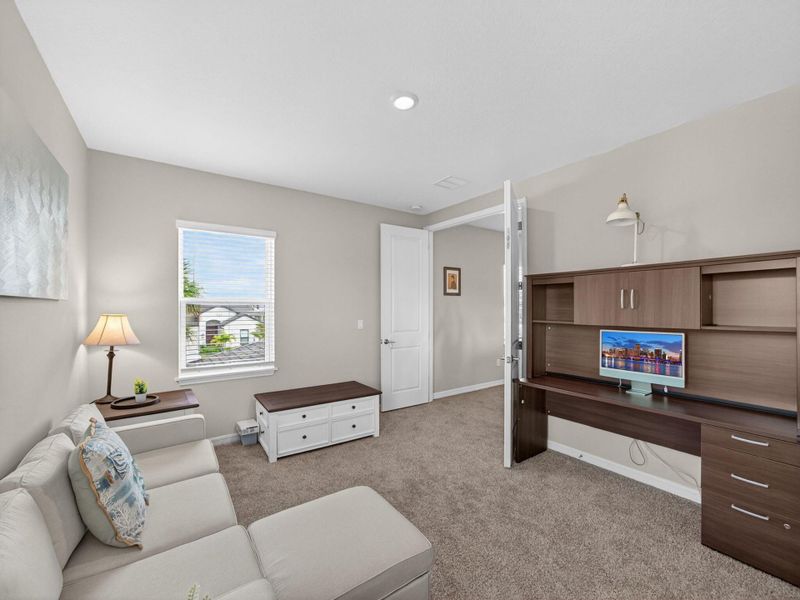 Furnished interior view inside a new home in , Port St. Lucie (Image 16).