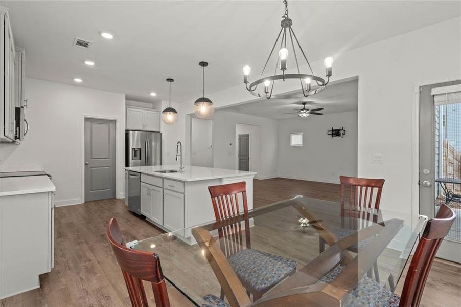 Furnished interior view inside a new home in , Auburn (Image 14).