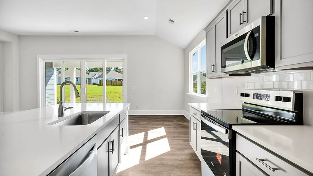 Furnished interior view inside a new home in The Haven at Indigo Preserve, Leland (Image 7).
