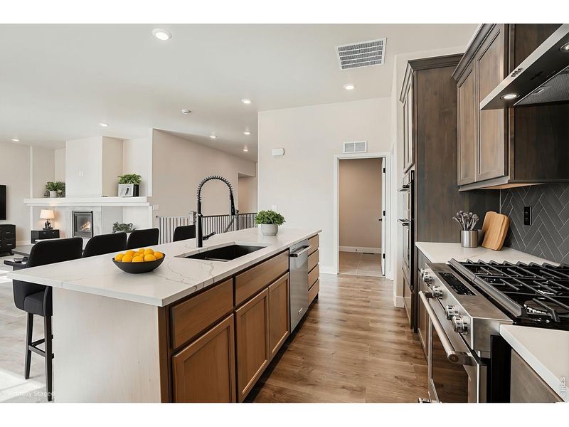 Furnished interior view inside a new home in , Arvada (Image 16).