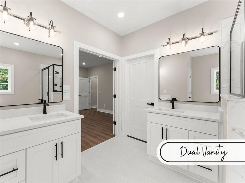 Furnished interior view inside a new home in , Cleveland (Image 9).