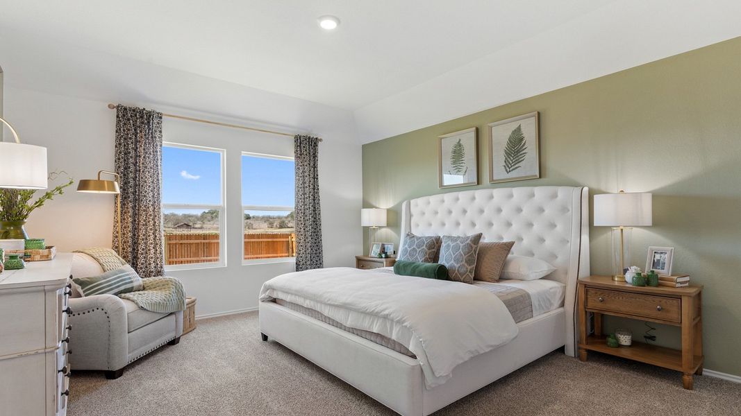 Furnished interior view inside a new home in Watermill, Kyle (Image 18).