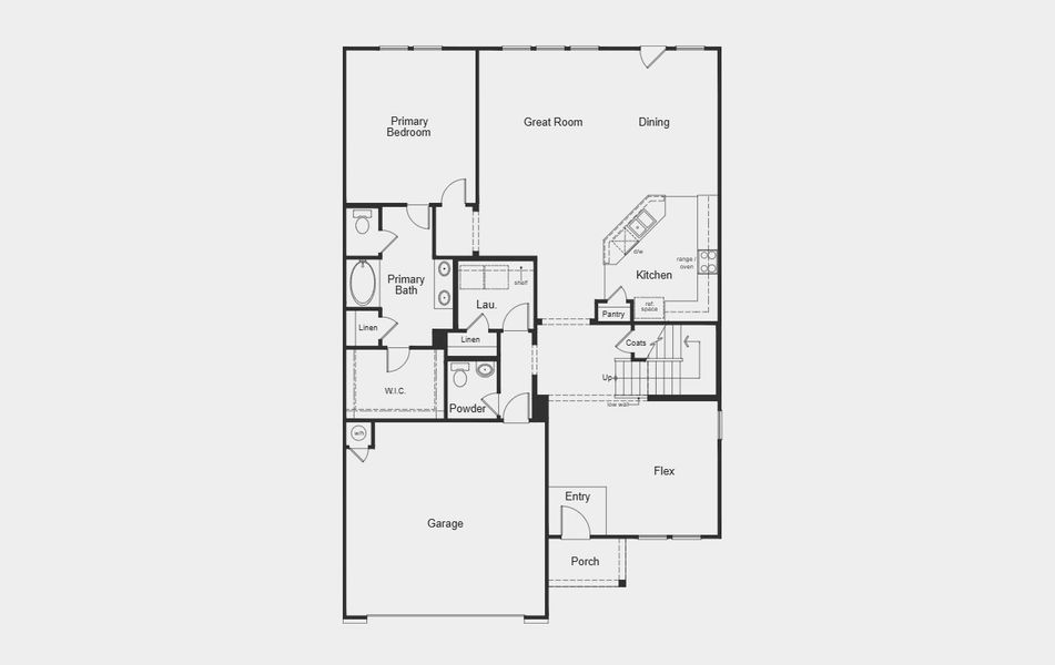 2D floor plan layout for the 2967 by KB Home in Brighton Preserve, Hockley, TX (Image 3). 2D floor plan layout for the 2967 by KB Home in Brighton Preserve, Hockley, TX (Image 3).