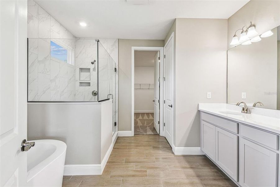 Furnished interior view inside a new home in Tamarack at Two Rivers, Zephyrhills (Image 5). Furnished interior view inside a new home in Tamarack at Two Rivers, Zephyrhills (Image 5).