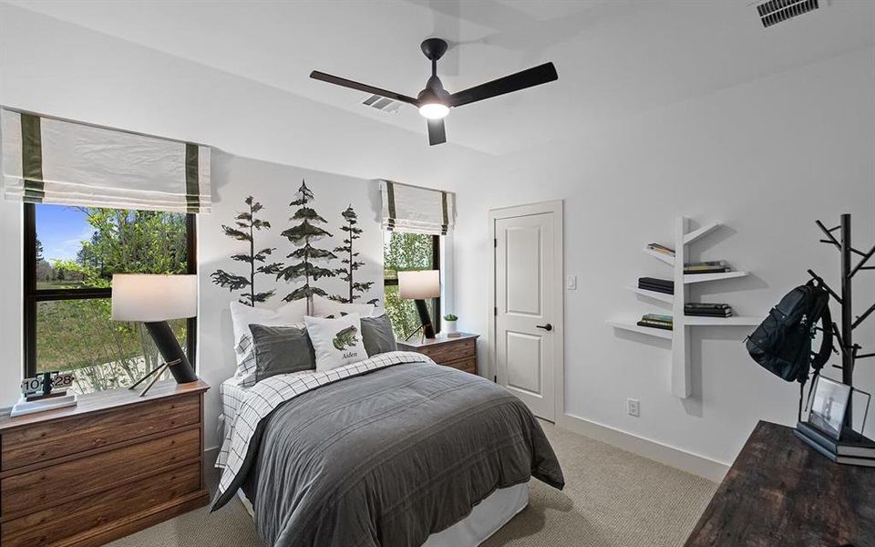 Furnished interior view inside a new home in The Grove Frisco, Frisco (Image 11).