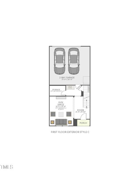 Twinleaf Townes - Plan 2 - Nola - 2219_F