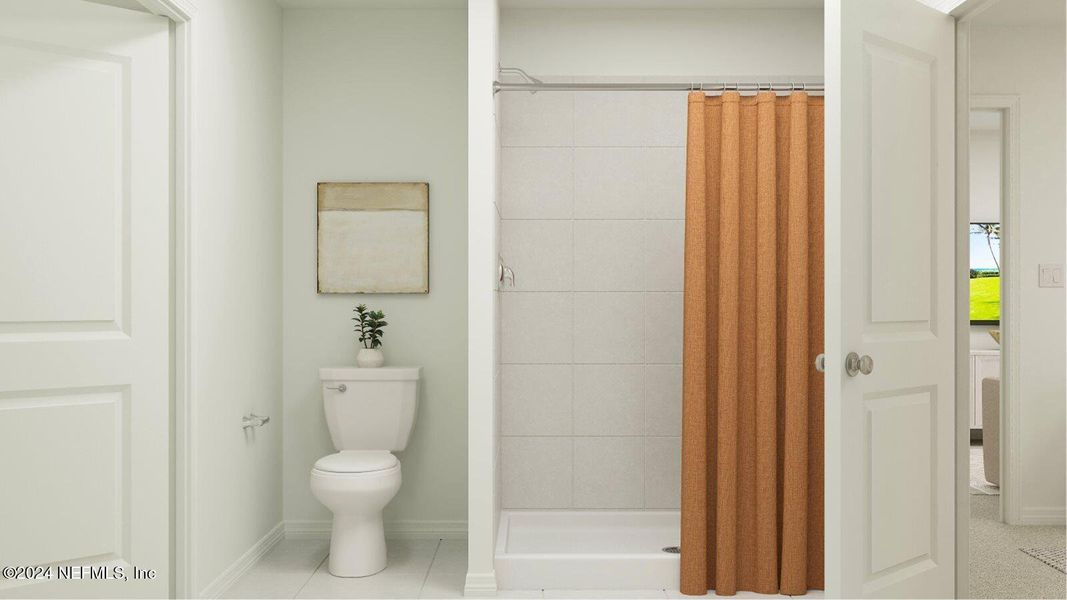 Furnished interior view inside a new home in Saddle Oaks, Jacksonville (Image 10).