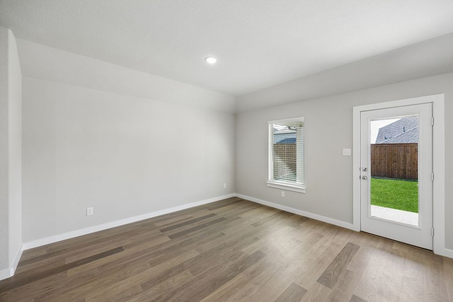 Dining Room in the Emmy II home plan by Trophy Signature Homes - REPRESENTATIVE PHOTO