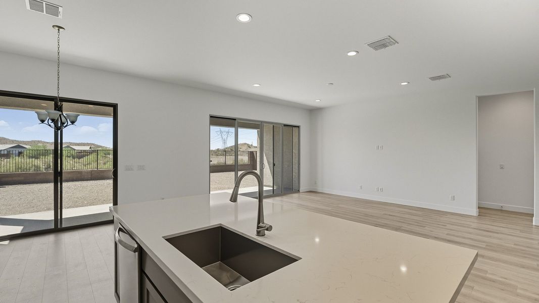 Furnished interior view inside a new home in Hacienda at Estrella, Goodyear (Image 5).
