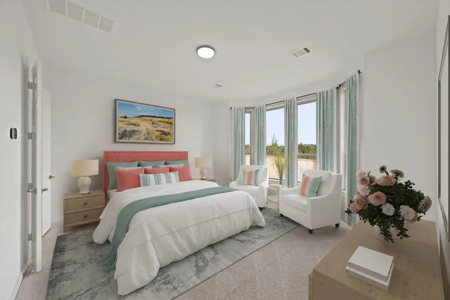 Furnished interior view inside a new home in Kresston: 55ft. lots, Magnolia (Image 7).