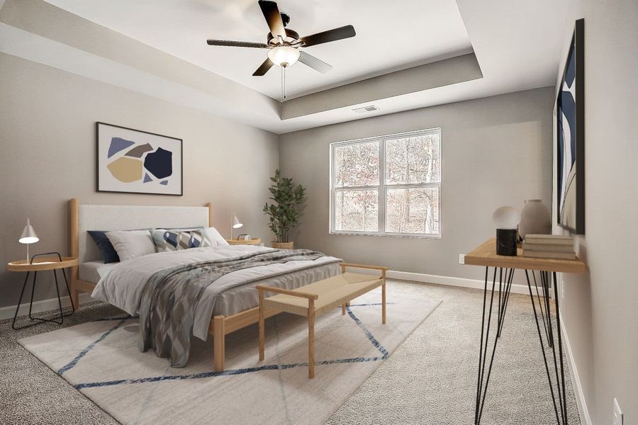 Representative furnished interior of a home built from the Anderson by Parkside Builders in Givens Park, Chattanooga (Image 14).