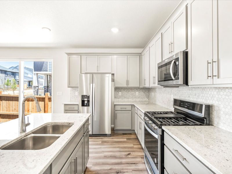 Breckenridge interior at a Meritage Homes community in Aurora, CO.