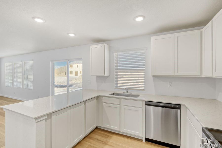 Furnished interior view inside a new home in Percheron, Colorado Springs (Image 5).