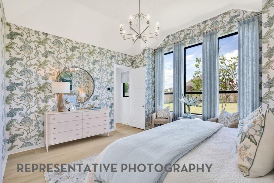 Furnished interior view inside a new home in Meridiana, Manvel (Image 5).