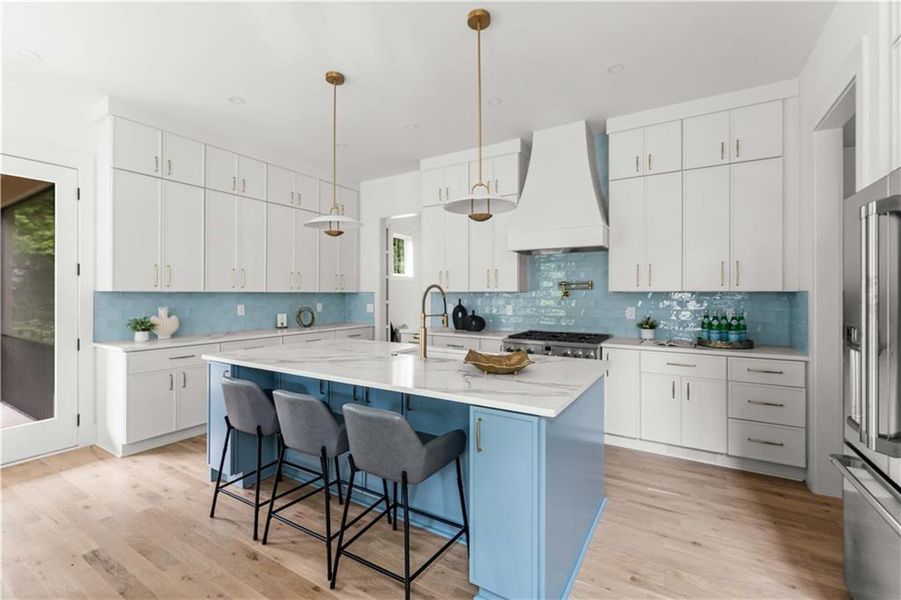 Furnished interior view inside a new home in , Atlanta (Image 6).