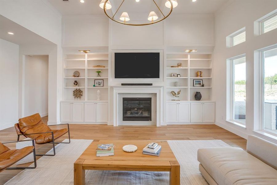 Furnished interior view inside a new home in , Aledo (Image 33).