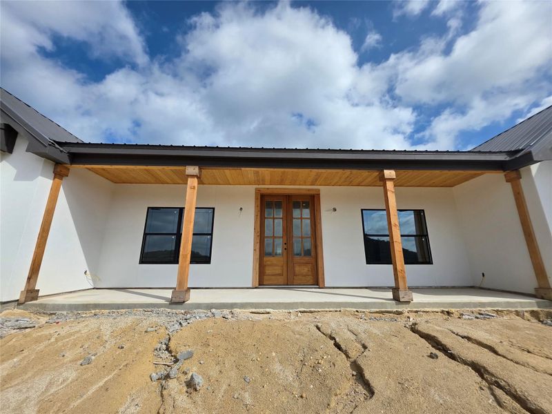 In-progress construction of a new home in , Marble Falls, TX (Image 9).