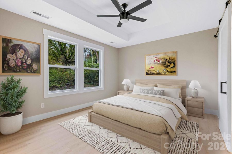 Furnished interior view inside a new home in , Hendersonville (Image 5).