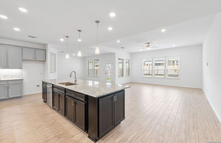 Furnished interior view inside a new home in Davis Ranch, San Antonio (Image 8).