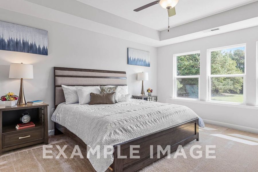 Representative furnished interior of a home built from the The Chestnut by Davidson Homes LLC in Retreat at North Main, Lillington (Image 20).