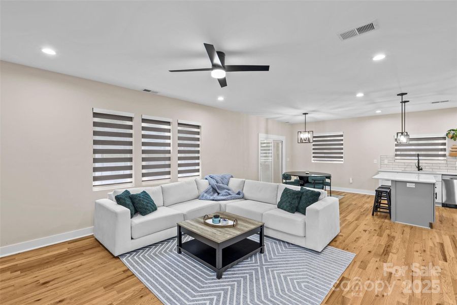 Furnished interior view inside a new home in , Charlotte (Image 12).