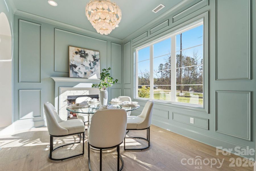 Dining or Parlor with Fireplace Dining or Parlor with Fireplace