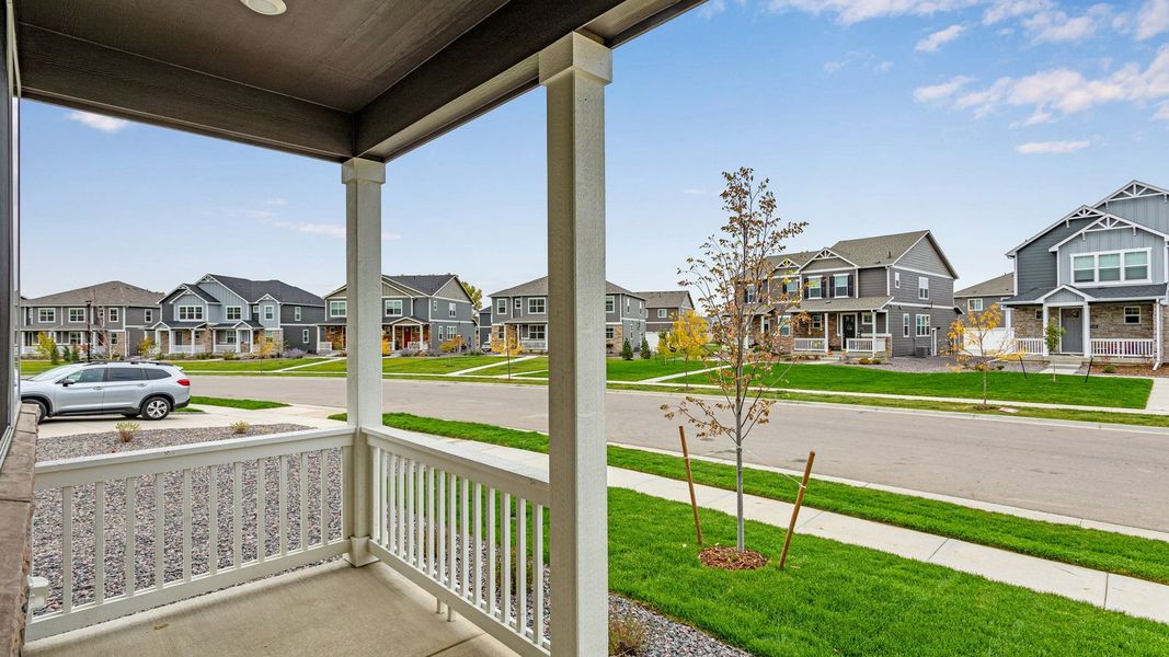 Exterior details and patio area of a home in Hansen Farm, Fort Collins (Image 2).