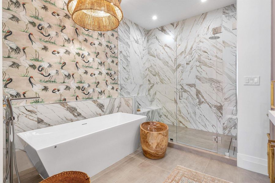 Furnished interior view inside a new home in , Delray Beach (Image 15). Furnished interior view inside a new home in , Delray Beach (Image 15).