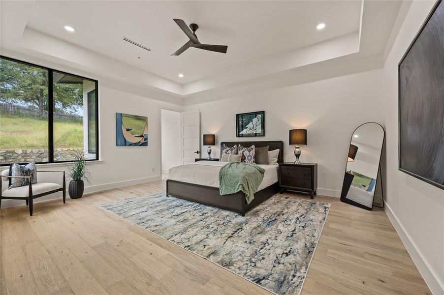 Furnished interior view inside a new home in , Southlake (Image 29).