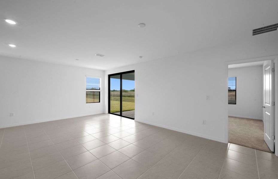 Spacious, unfurnished interior of a new home in Whispering Lakes, Lehigh Acres (Image 14). Spacious, unfurnished interior of a new home in Whispering Lakes, Lehigh Acres (Image 14).