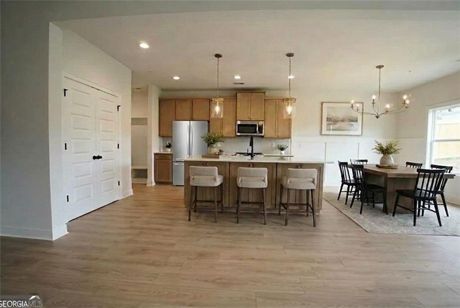 Furnished interior view inside a new home in , Marietta (Image 11). Furnished interior view inside a new home in , Marietta (Image 11).