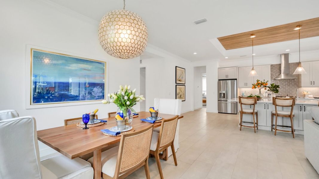 Furnished interior view inside a new home in Avelina, Venice (Image 11).