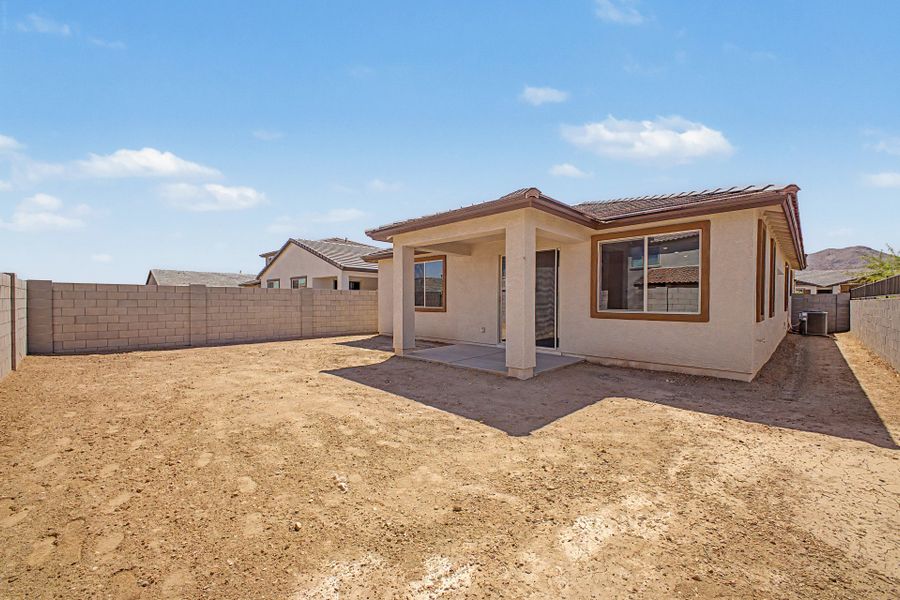 Exterior details and patio area of a home in Frontera, Surprise (Image 2). Exterior details and patio area of a home in Frontera, Surprise (Image 2).