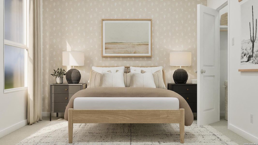 Furnished interior view inside a new home in Voss Farms, New Braunfels (Image 10).