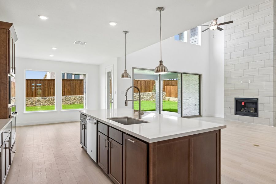 Furnished interior view inside a new home in The Ranch at Uptown Celina, Celina (Image 11).