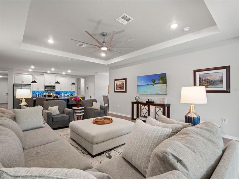 Furnished interior view inside a new home in , Mount Dora (Image 46). Furnished interior view inside a new home in , Mount Dora (Image 46).