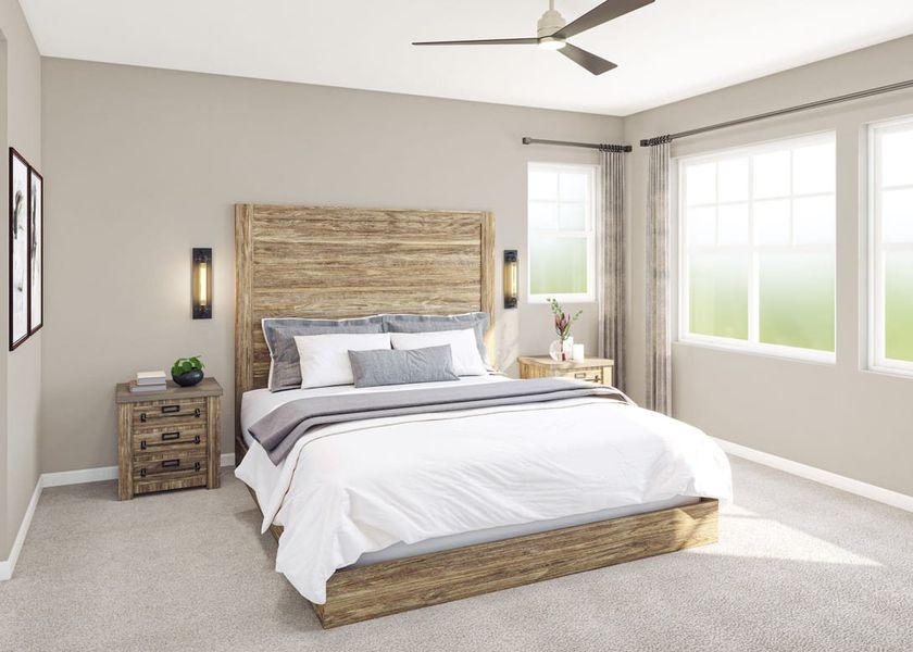 Furnished interior view inside a new home in Sterling Ranch, Littleton (Image 5).