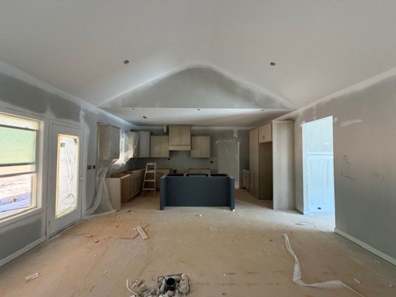 In-progress construction of a new home in WOODMONT RESERVE, Roopville, GA (Image 4).