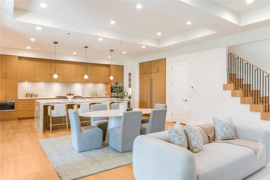 Furnished interior view inside a new home in , Dallas (Image 16). Furnished interior view inside a new home in , Dallas (Image 16).